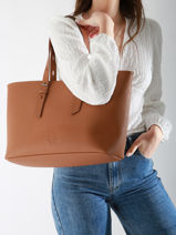 Shoulder Bag Cavalier Leather Etrier Beige cavalier ECLR127M-vue-porte