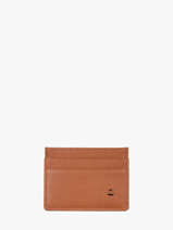 Porte-cartes Madras Cuir Etrier Marron madras EMAD011