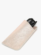 Sunglass Case Etincelle Irise Leather Etrier Gold etincelle irisee EETI5017-vue-porte