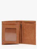 Wallet With Card Holder Oil Leather Etrier Brown oil EOIL5016-vue-porte