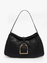 Sac Port� �paule Etalon Cuir Etrier Noir etalon EETA197S