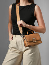 Small Leather Altesse Crossbody Bag Etrier Yellow altesse EALT048S-vue-porte