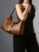 Shoulder Bag Etalon Leather Etrier Beige etalon EETA197M-vue-porte