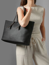 Shoulder Bag Cavalier Leather Etrier Black cavalier ECLR127M-vue-porte