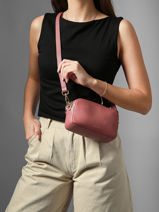 Shoulder Bag Tradition Leather Etrier Pink tradition ETRA141S-vue-porte