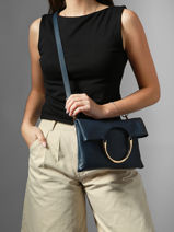 Crossbody Bag Tradition Leather Etrier Blue tradition ETRA189M-vue-porte