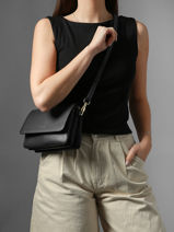 Shoulder Bag S Tradition Leather Etrier Blue tradition ETRA207S-vue-porte