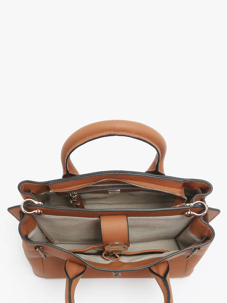 Satchel S Equestre Leather Etrier Brown equestre EEQT142S other view 3