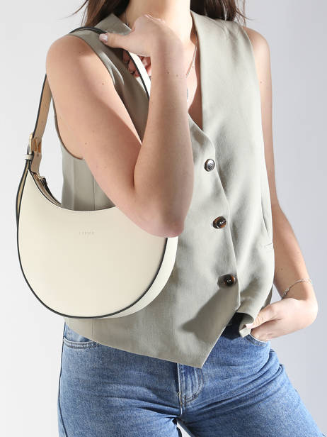 Sac PortÃ© Ã©paule Altair Cuir Etrier Beige altair EALA104M vue secondaire 1