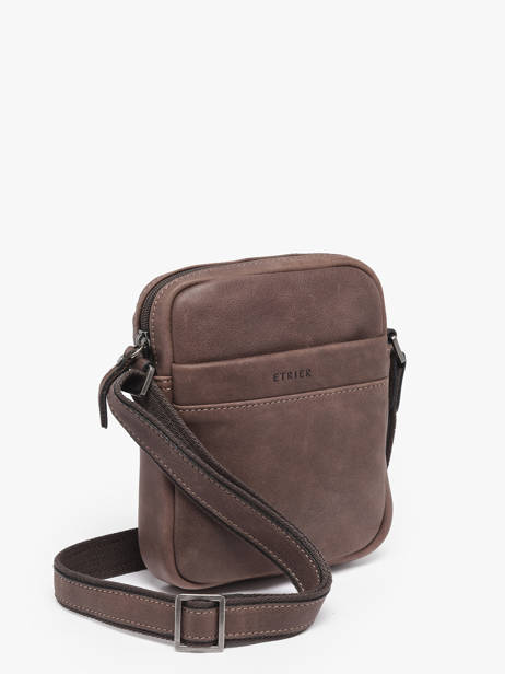 Leather Spider Crossbody Bag Etrier Brown spider ESPI704S other view 2