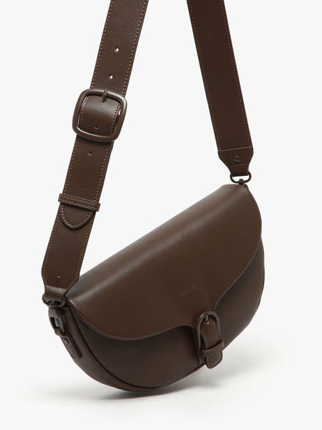 Crossbody Bag M Oxer Leather Etrier Brown oxer EOXE065M other view 2