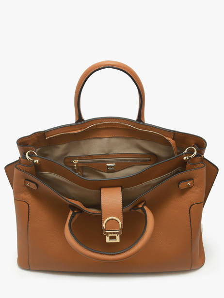 Handbag L Equestre Leather Etrier Brown equestre EEQT142L other view 3