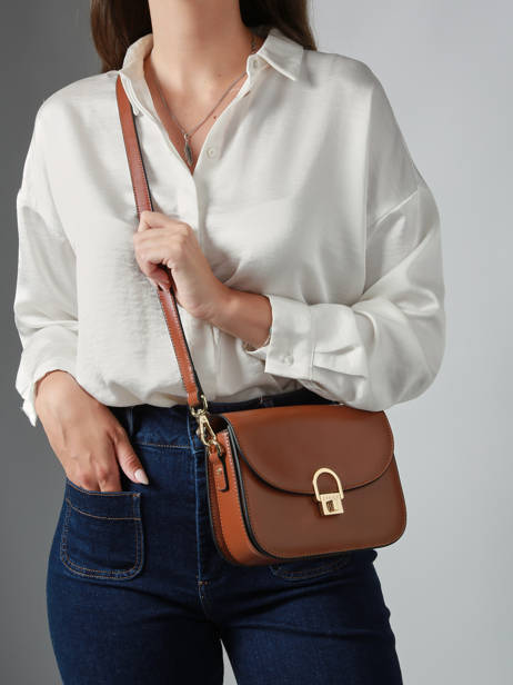 Shoulder Bag M Altair Leather Etrier Brown altair EALA081M other view 1