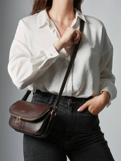 Small Leather Tradition Crossbody Bag Etrier Brown tradition ETRA059S other view 1