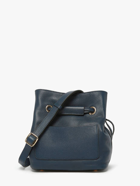 Small Leather Tradition Bucket Bag Etrier Blue tradition ETRA004S other view 4