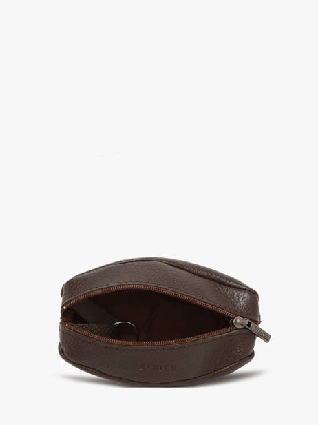 Leather Coin Purse Madras Etrier Brown madras EMAD041 other view 1