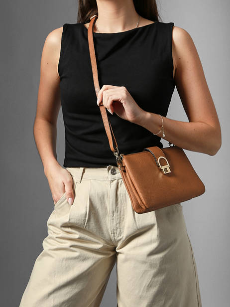 Shoulder Bag Equestre Leather Etrier Beige equestre EEQT0143 other view 1